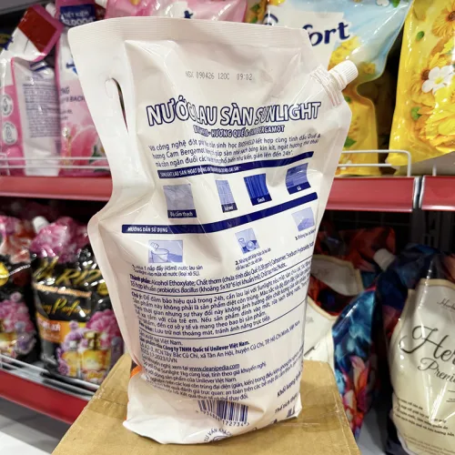 Nước Lau Sàn Túi SUNLIGHT Hương Quế & Cam Bergamot 3,4kg