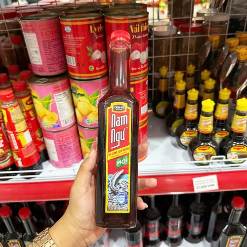 Nước Mắm Cá Cơm CHIN-SU Chai Nhỏ 500ml