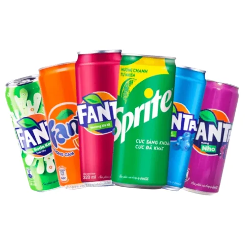 Nước Ngọt Thái Lan Fanta Mix Đủ Vị Dạng Khay 24 Lon (330ml/Lon)