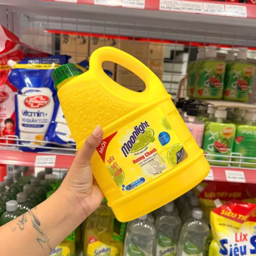 Nước Rửa Chén Moonlight Chanh Can 2 Lít