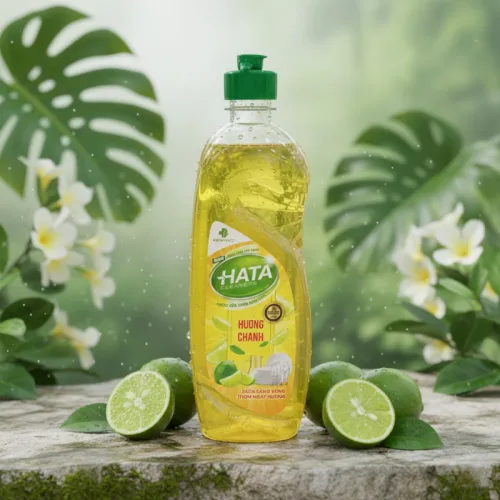 Nước Rửa Chén Sinh Học Hata Cleaners 400g - Nước Rửa Chén Hata Hương Chanh