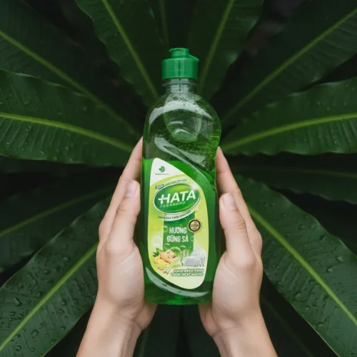 Nước Rửa Chén Sinh Học Hata Cleaners 400g - Nước Rửa Chén Hata Hương Gừng Sả