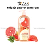 Nước Rửa Chén Top Gia Hương Bưởi Hồng 1kg/Chai