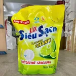 Nước Rửa Chén Túi LIX Siêu Sạch Hương Chanh 3.2kg