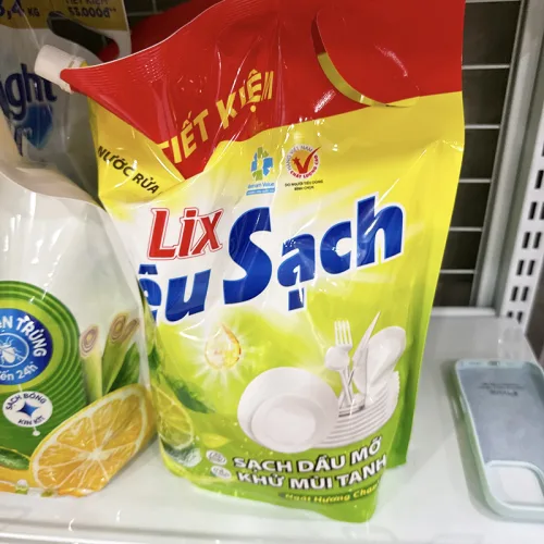 Nước Rửa Chén Túi LIX Siêu Sạch Hương Chanh 3.2kg