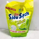 Nước Rửa Chén Túi LIX Siêu Sạch Hương Chanh 3.2kg
