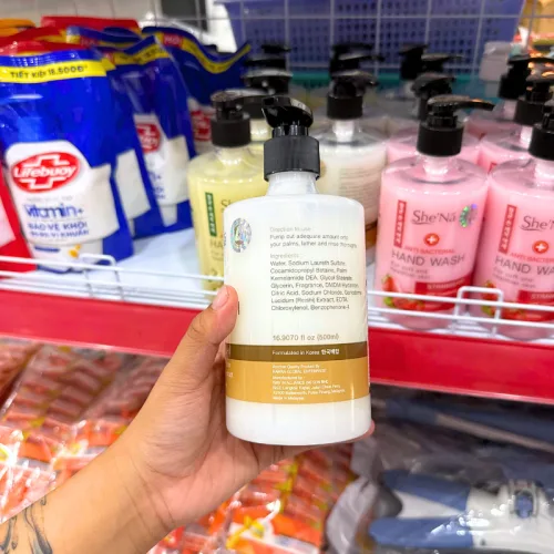 Nước Rửa Tay Diệt Khuẩn SHENA Tinh Chất Nấm Linh Chi 500ml