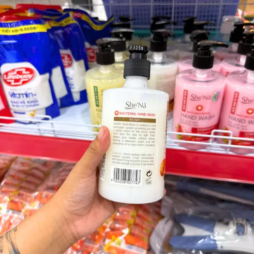 Nước Rửa Tay Diệt Khuẩn SHENA Tinh Chất Nấm Linh Chi 500ml