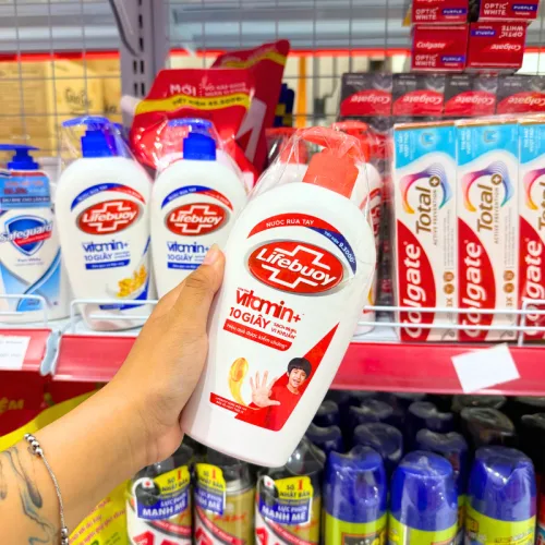 Nước Rửa Tay Lifebuoy Bảo Vệ Vượt Trội Chai 450g  - Chai Đỏ