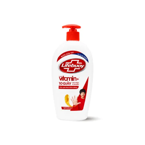 Nước Rửa Tay Lifebuoy Bảo Vệ Vượt Trội Chai 450g  - Chai Đỏ