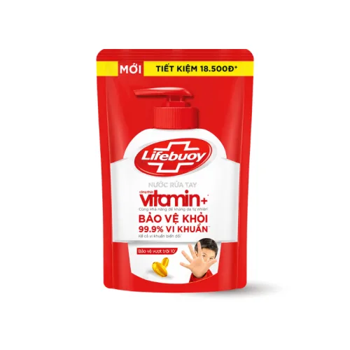 Nước Rửa Tay LIFEBUOY Bảo Vệ Vượt Trội Túi 400g - Túi Đỏ