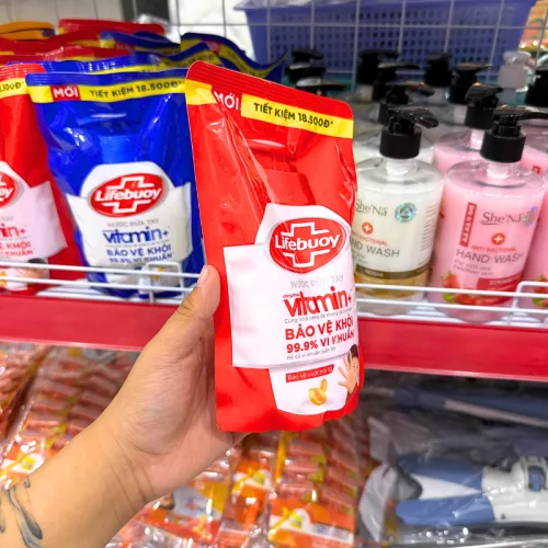 Nước Rửa Tay LIFEBUOY Bảo Vệ Vượt Trội Túi 400g - Túi Đỏ