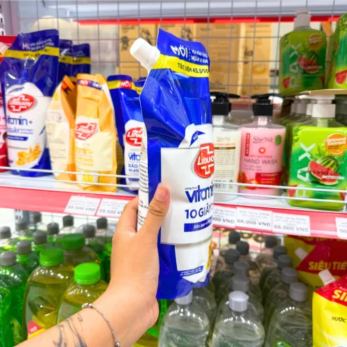 Nước Rửa Tay Lifebuoy Sữa Gạo Và Mật Ong Túi 1kg - Túi Xanh Dương