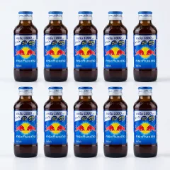 (1lốc*10 chai) Nước Tăng Lực Bò Húc REDBULL Chai Nắp Xanh