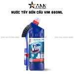 Nước Tẩy Bồn Cầu Vim 880ml - Chai Khử Mùi Bồn Cầu Diệt Khuẩn Siêu Sạch Tiết Kiệm Tặng 1 Cây Cọ Bồn Cầu