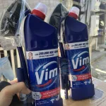 Nước Tẩy Bồn Cầu Vim 880ml - Chai Khử Mùi Bồn Cầu Diệt Khuẩn Siêu Sạch Tiết Kiệm Tặng 1 Cây Cọ Bồn Cầu