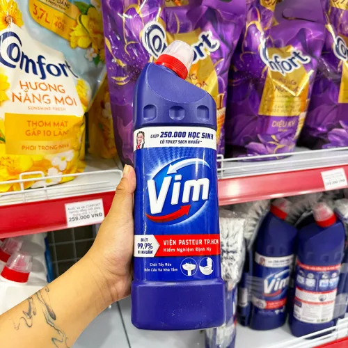 Nước Tẩy Bồn Cầu & Nhà Tắm Vim 880ml - Không Tặng Bàn Chải