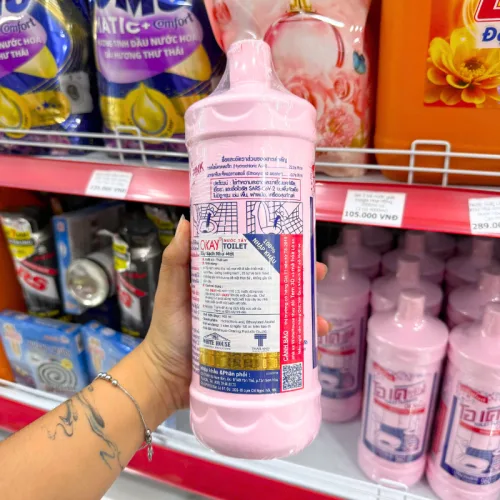 Nước Tẩy Bồn Cầu Okay Pink 960ml Thái Lan