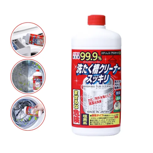 Nước Tẩy Lồng Máy Giặt Nhật Rocket - Nước Tẩy Máy Giặt 550g