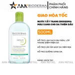 Nước Tẩy Trang Bioderma Màu Xanh Sébium H2O 500ml Dành Cho Da Dầu & Hỗn Hợp