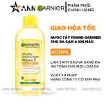 Nước Tẩy Trang Garnier Nắp Vàng Micellar Cleansing Water Vitamin C Dành Cho Da Sạm Xỉn Màu 400ml