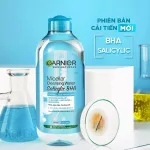 Nước Tẩy Trang Garnier Nắp Xanh Micellar Cleansing Water Salicylic BHA Dành Cho Da Dầu Mụn 400ml