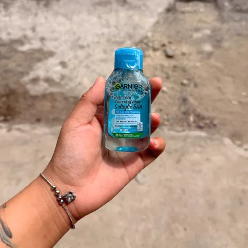 Nước Tẩy Trang Garnier Nắp Xanh Micellar Cleansing Water Salicylic BHA Dành Cho Da Dầu Mụn 50ml