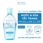 Nước Tẩy Trang Senka All Clear Micellar 230ml Hỗ Trợ Dưỡng Ẩm Sạch Sâu Làm Sáng Da