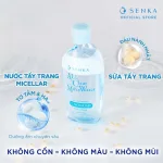 Nước Tẩy Trang Senka All Clear Micellar 230ml Hỗ Trợ Dưỡng Ẩm Sạch Sâu Làm Sáng Da