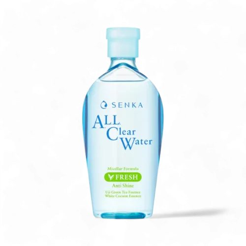 Nước Tẩy Trang Senka All Clear Micellar Fresh Màu Xanh Lá 230ml - Dành Cho Da Dầu Nhờn