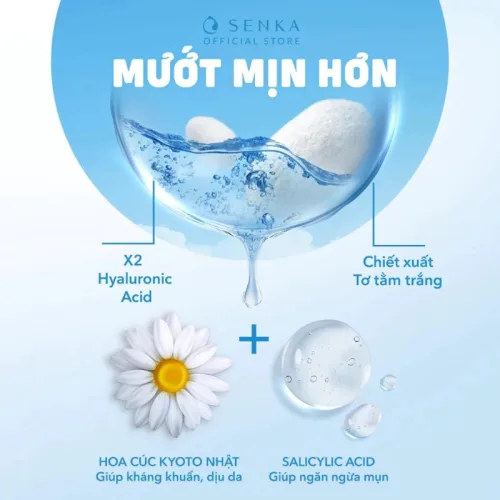 Nước Tẩy Trang Senka All Clear Micellar Fresh Màu Xanh Lá 230ml - Dành Cho Da Dầu Nhờn