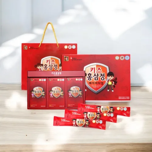 Nước Uống Hồng Sâm Baby Sanga Hàn Quốc Hộp 30 Gói - Dành Cho Bé