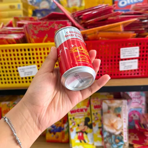 Nước Yến Sào Thái Huy Bảo - Tổ Yến Thiên Nhiên Kingnests 180ml x 5 Lon Nước Yến