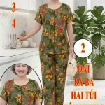 Đồ bộ áo bà ba tay ngắn quần dài Thành Đạt TD 234