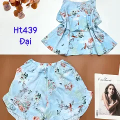 Đồ bộ mango siêu mát quần đùi áo hai dây