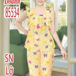 Đồ Bộ NỮ Sát Nách DD-85534 Vải Tole