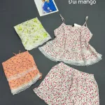 Đồ bộ nư 2 dây quần đùi chất mango mặt mát DD-95486