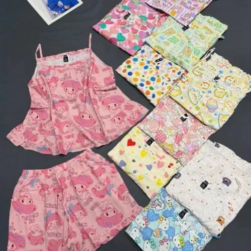 Đồ bộ nữ 2 dây vài tole quần đùi