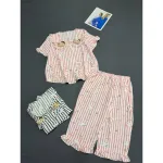 Đồ Bộ Nữ Áo Cổ Sen Tay Ngắn Quần Lửng Họa Tiết Gấu Đáng Yêu Vải Cotton Hàn Mịn Mát Size 45-62kg