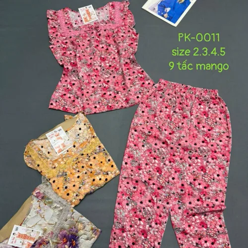 Đồ bộ nữ áo sát nách quần 9 tấc