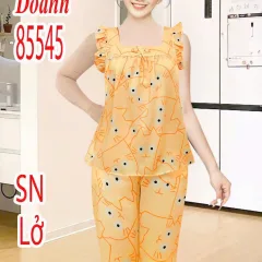 Đồ bộ nữ áo sát nách quần đùi vải tole DD-85545