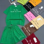 Đồ bộ nữ áo tay ngắn quần đùi chất cotton xịn YM-1526