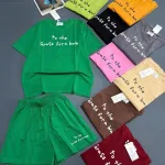 Đồ bộ nữ áo tay ngắn quần đùi chất cotton xịn YM-1526