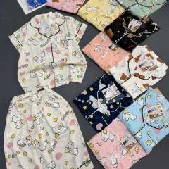 Đồ bộ nữ mặt nhà pijama tay ngắn quần lững nhiều size MT-9579