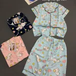 Đồ bộ nữ mặt nhà pijama tay ngắn quần lững nhiều size MT-9579