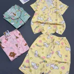 Đồ bộ nữ mặt nhà pijama tay ngắn quần lững nhiều size MT-9579