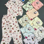 Đồ bộ nữ pijama chất cotton hàn không giãn