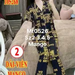 Đồ bộ nữ pijama tay ngắn quần dài mango