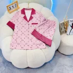 Đồ bộ nữ pijama tay ngắn quần đùi big size 70-80kg phúc lâm 135S