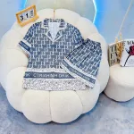 Đồ bộ nữ pijama tay ngắn quần đùi big size 70-80kg phúc lâm 135S